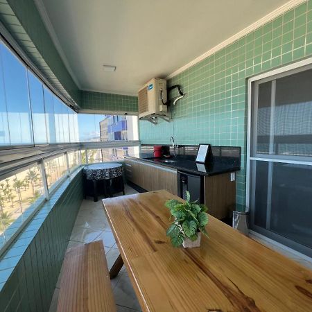 Apartamento Guilhermina De Frente Para O Mar Praia Grande  Eksteriør bilde