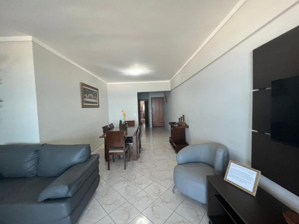 Apartamento Guilhermina De Frente Para O Mar Praia Grande  Eksteriør bilde