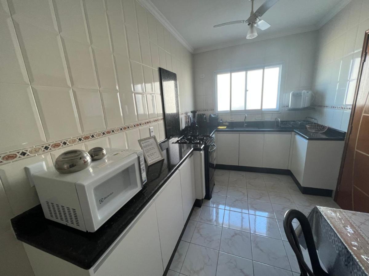 Apartamento Guilhermina De Frente Para O Mar Praia Grande  Eksteriør bilde