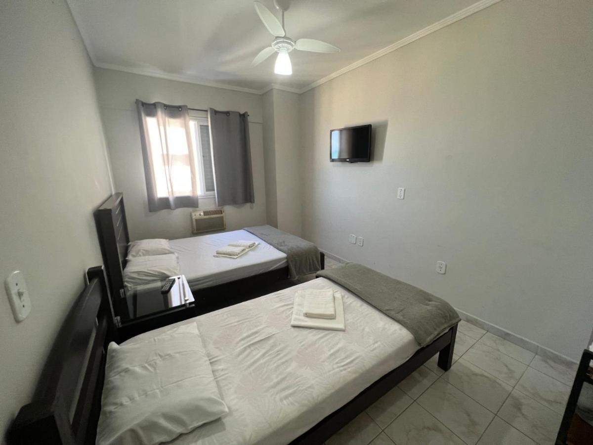 Apartamento Guilhermina De Frente Para O Mar Praia Grande  Eksteriør bilde