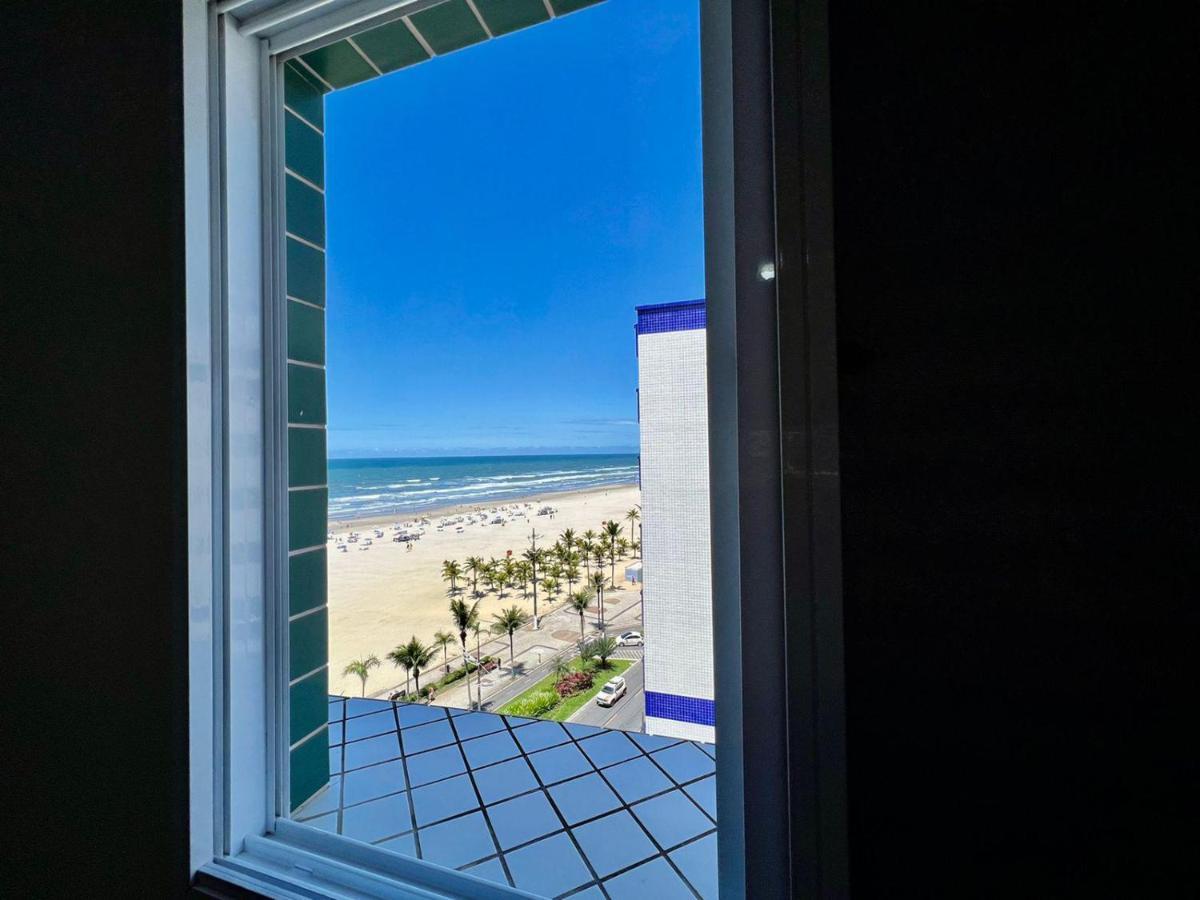 Apartamento Guilhermina De Frente Para O Mar Praia Grande  Eksteriør bilde