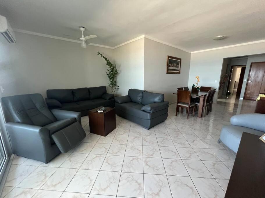 Apartamento Guilhermina De Frente Para O Mar Praia Grande  Eksteriør bilde